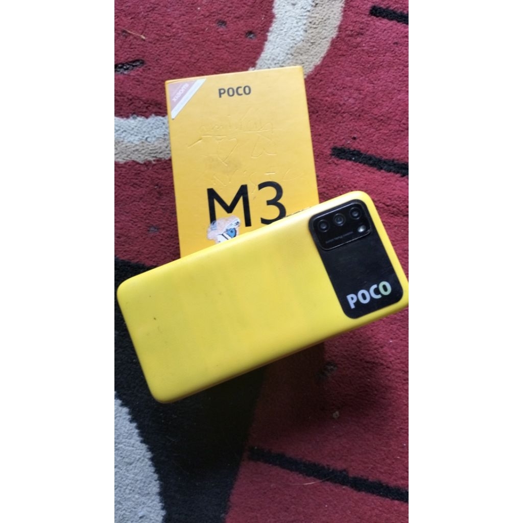 POCO M3 NORMAL ORIGINAL  BEKAS RAM 4