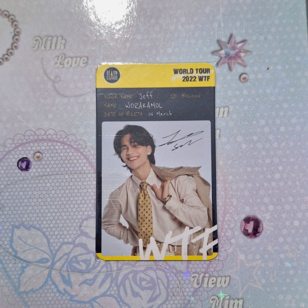 JEFF SATUR WTF KINNPORSCHE 2022 PHOTOCARD PC