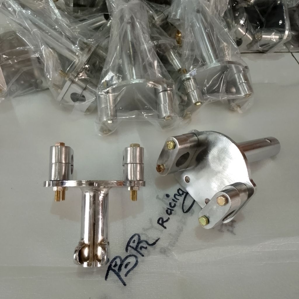 Dudukan stang jepit trondol all motor bebek Universal Yamaha Honda