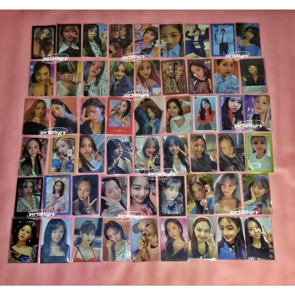 Photocard twice pc twice nayeon jeongyeon momo sana jihyo mina dahyun chaeyoung tzuyu photocard pc t