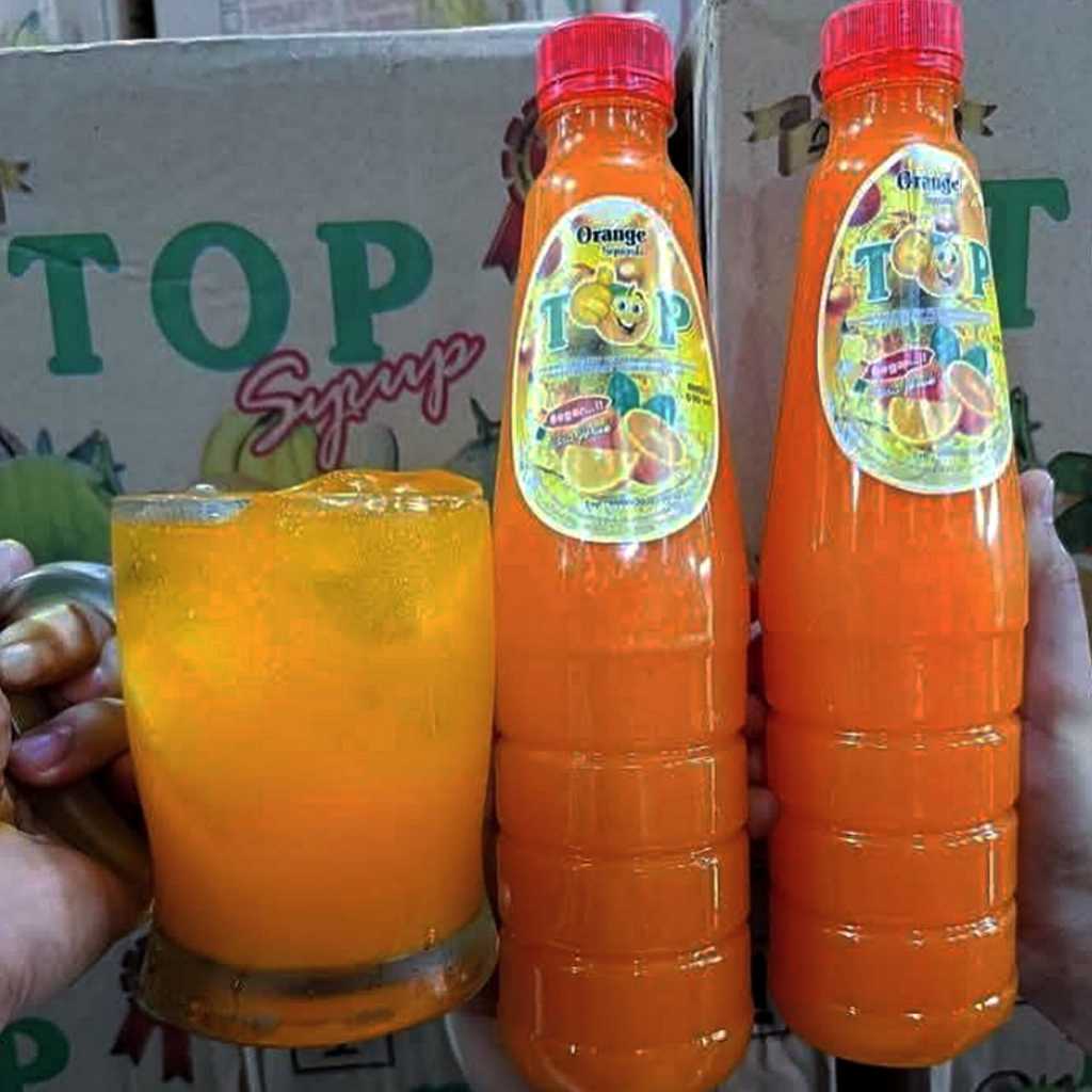 Syrup Orange Squash Top.630ml Minuman Jeruk Segar Sirup