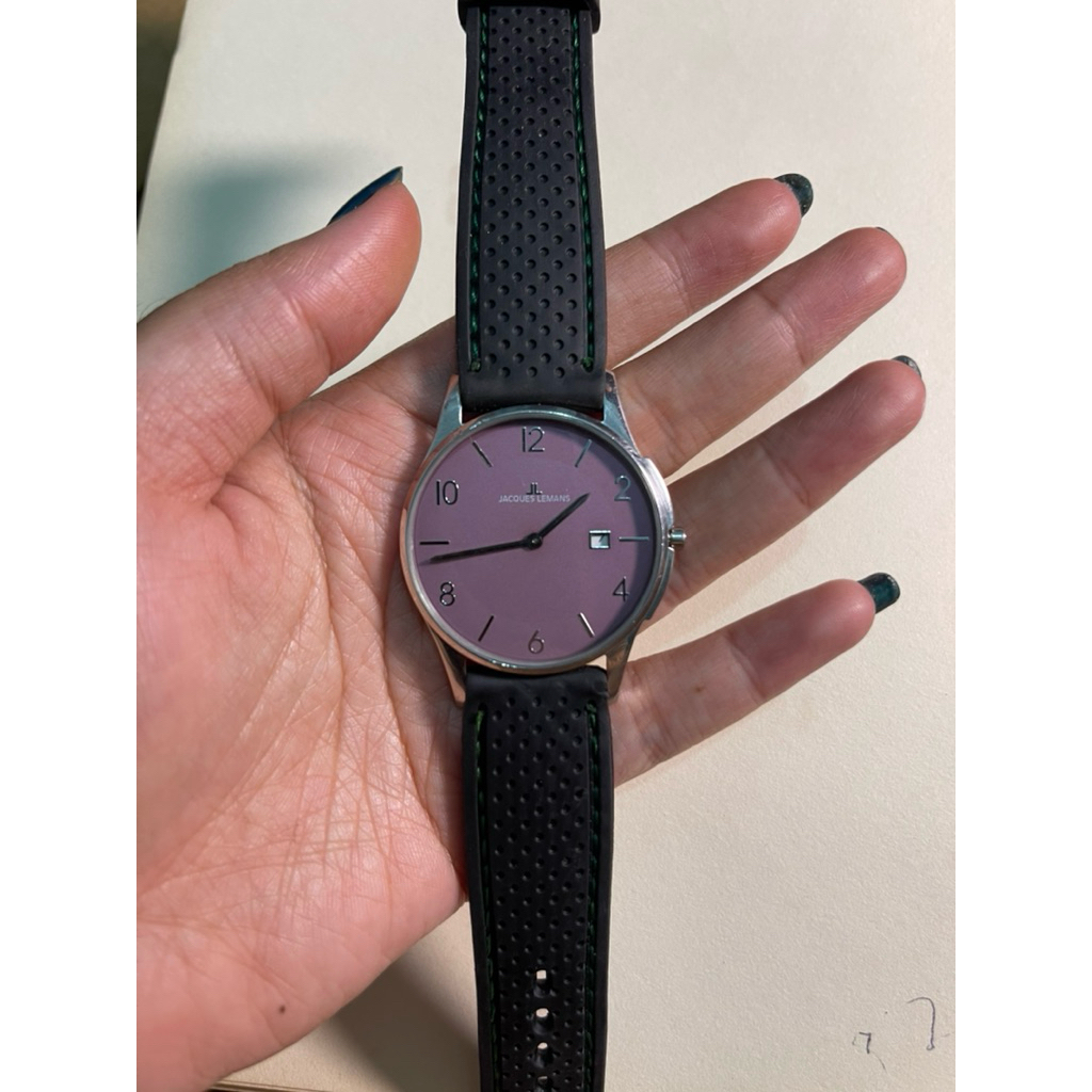 jam tangan second jacques lemans pria