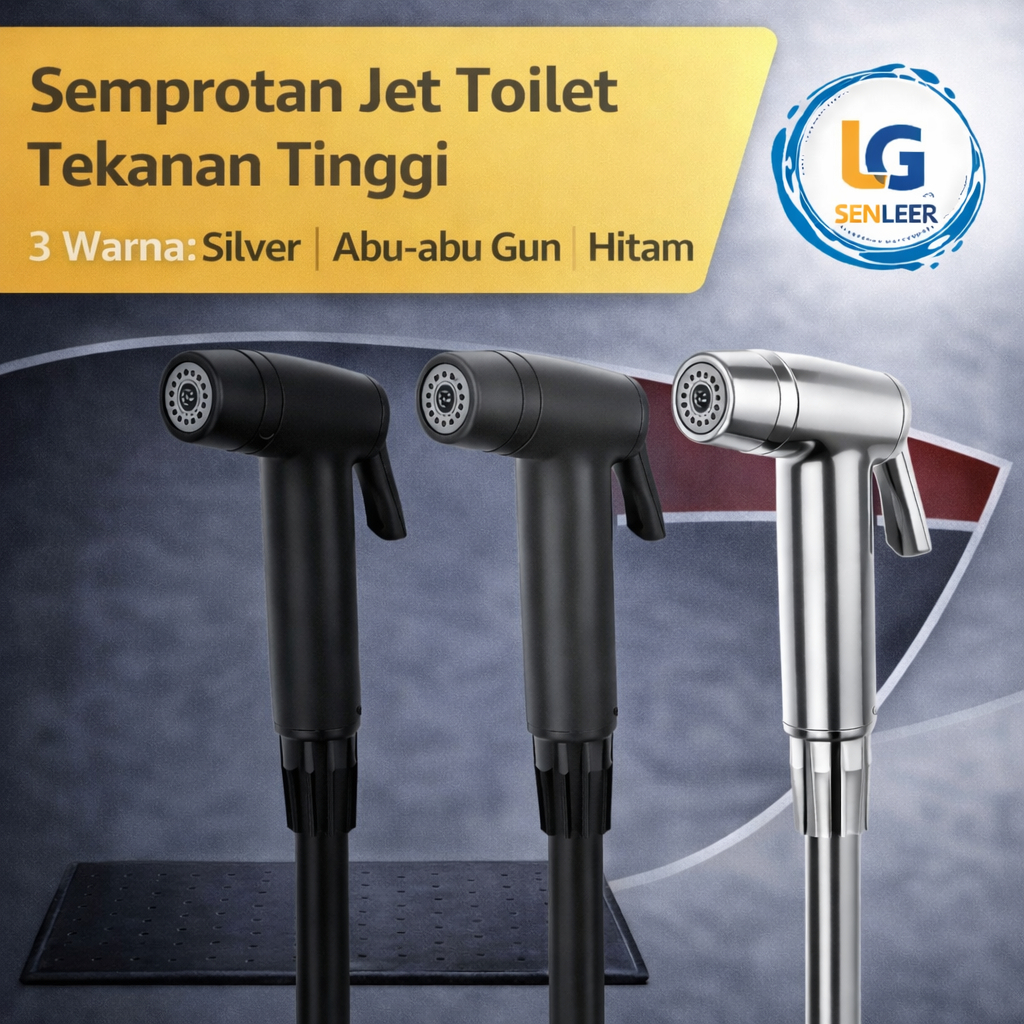 COD|Semprotan Jet Toilet Tekanan Tinggi – Shower Bidet Plastik Kuat | 3 Warna