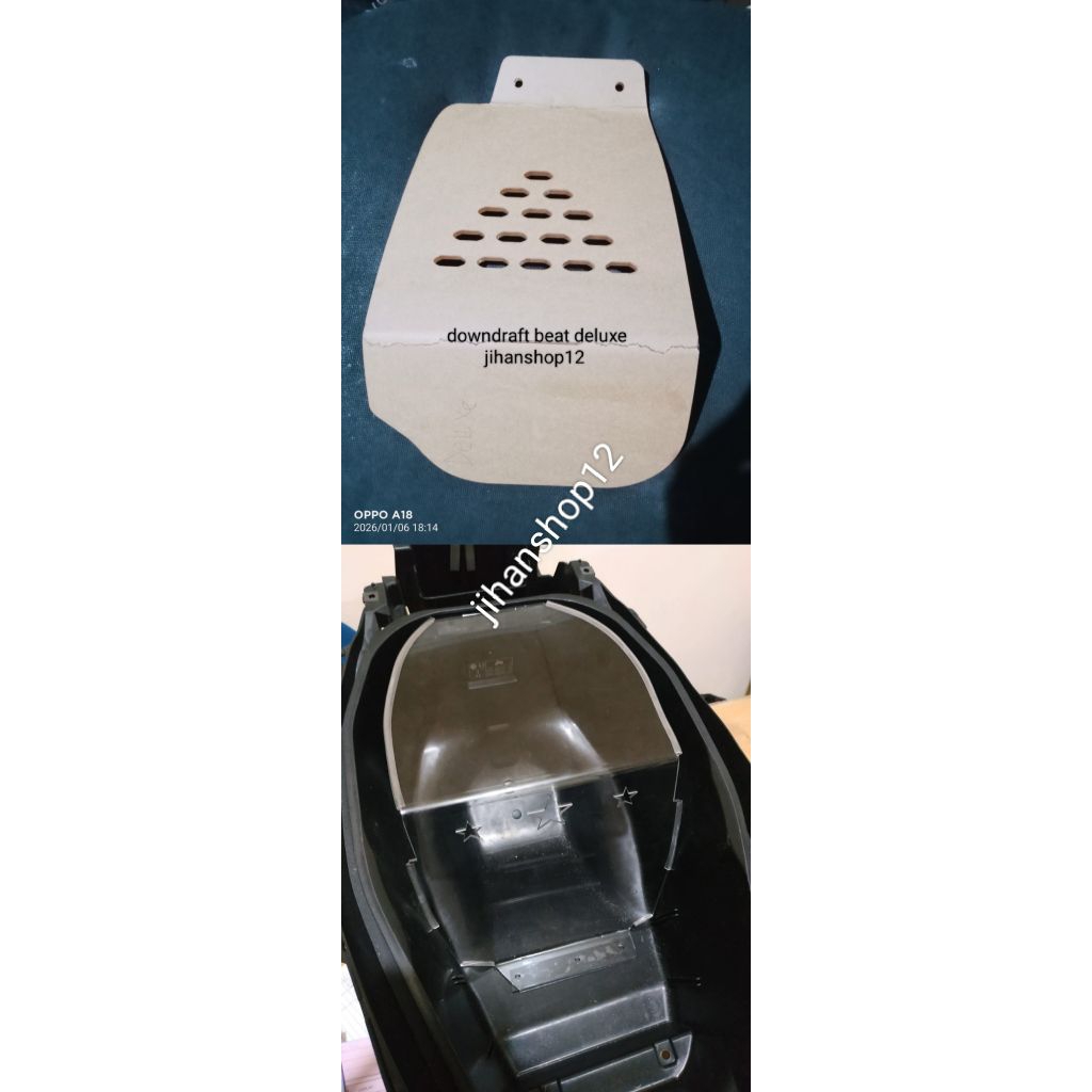 downdraft Honda beat deluxe tebal 5MILI
