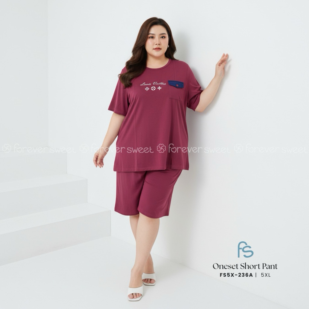 Forever Sweet - LD 126 3/4 Jumbo 5 XL Stelan Forever Sweet | Baju Tidur Forever Sweet | Sielie Tessa