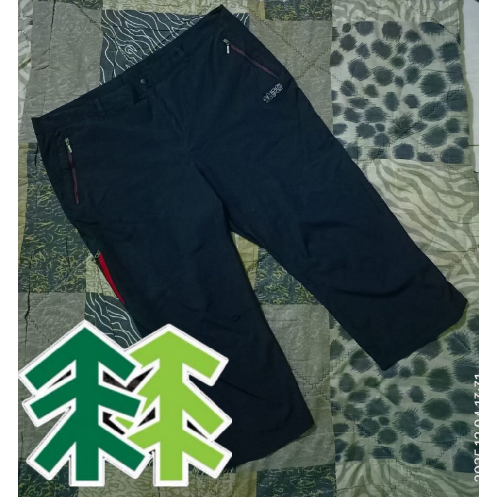 celana pendek ¾ gunung KOLON SPORT semi cargo second brand quickdry tebal