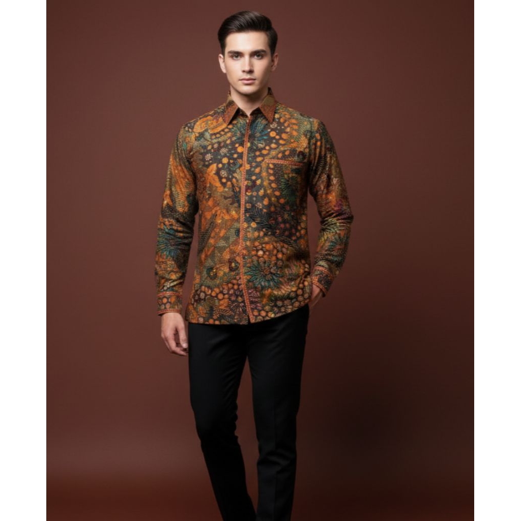 Batik Cantieq Exclusive  - SOLAMARA |Batik Pria premium bordir smock mewah katun tulis laseman solo,