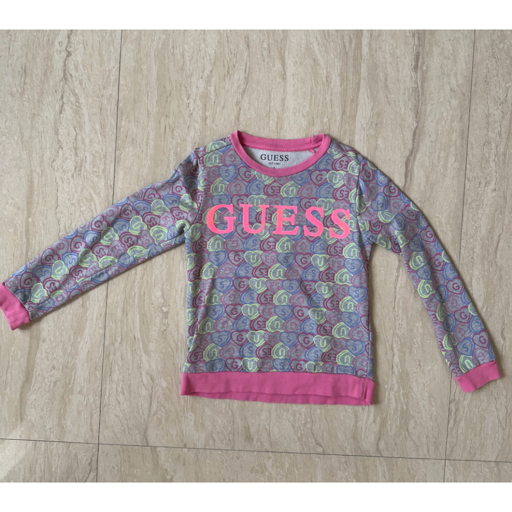 Preloved Original Guess Kids Sweater Anak Perempuan size 6