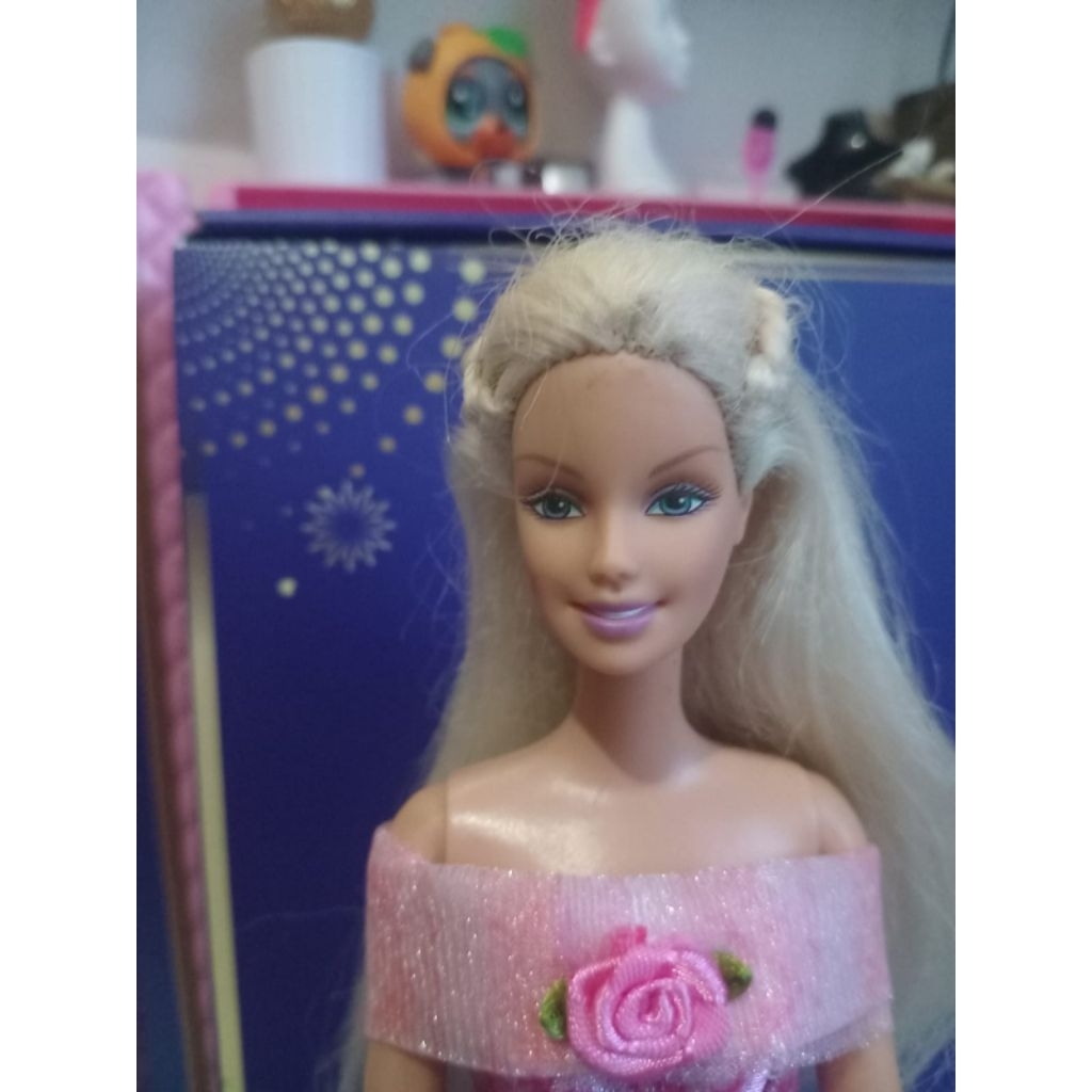 Kepala Barbie Mattel Vintage Wajah Mirip Odette/Rapunzel-Barbie Movie (Tolong untuk Baca Keterangan)