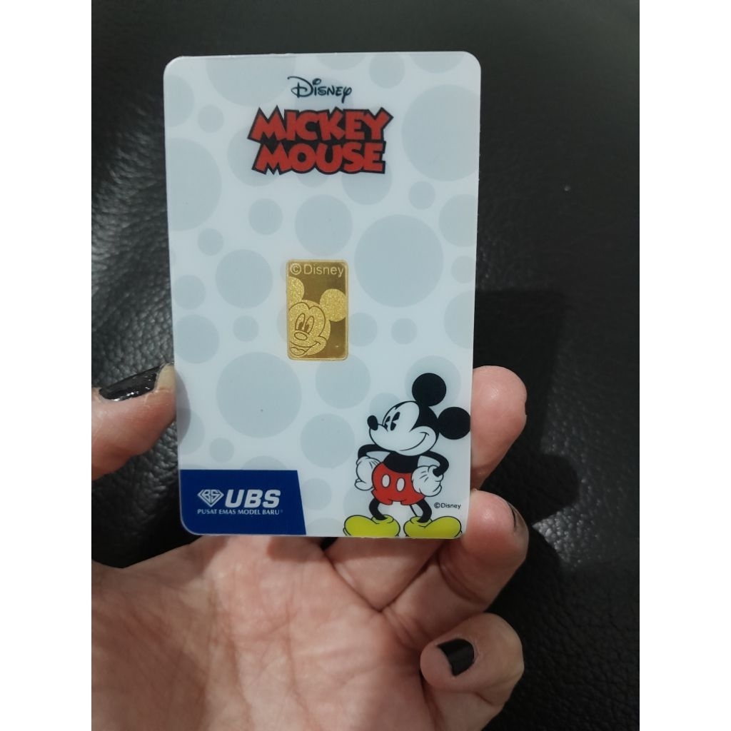 UBS Gold disney Mickey 2 gr
