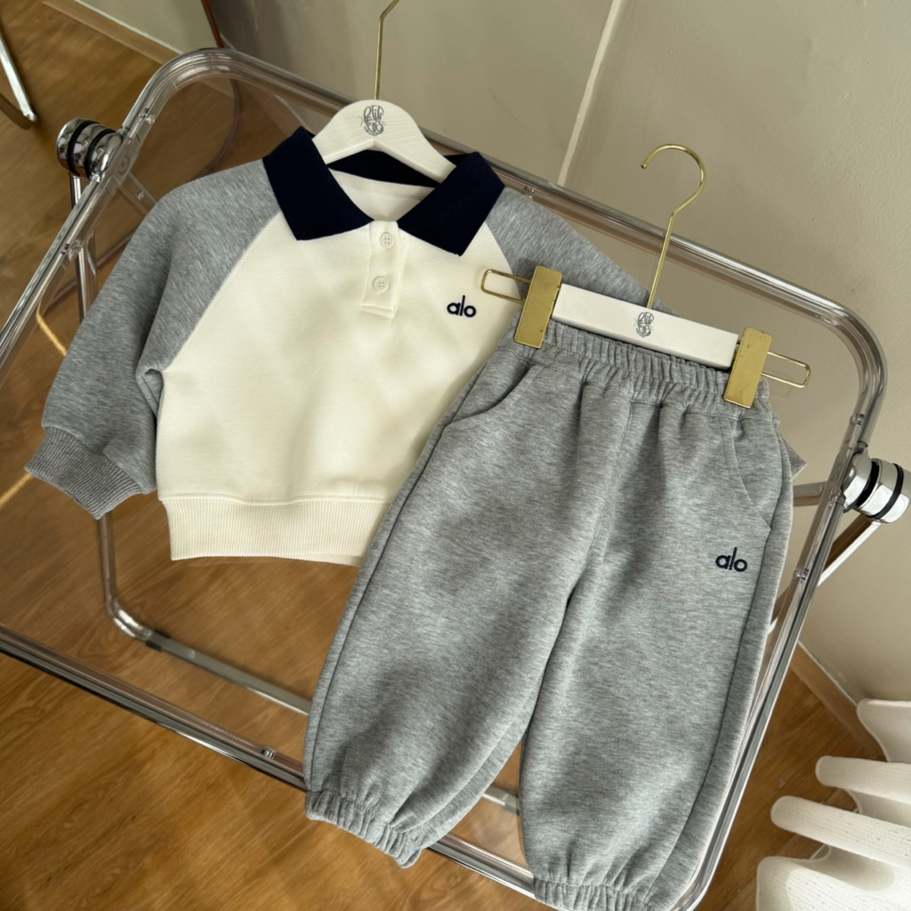 Aaron Polo Sweater Set | Sweater Set Anak Laki Laki | Setelan Keren Anak Laki Laki | Baju Dingin Ana