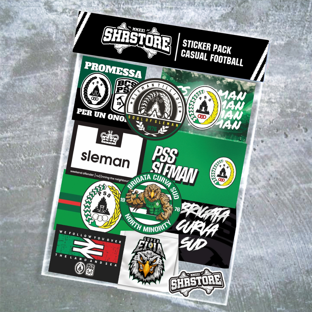 Stiker Aesthetic Termurah Pss Sleman Sticker Pack Brigata Curva Sud | BCS X PSS | PSS Sleman - ( ISI