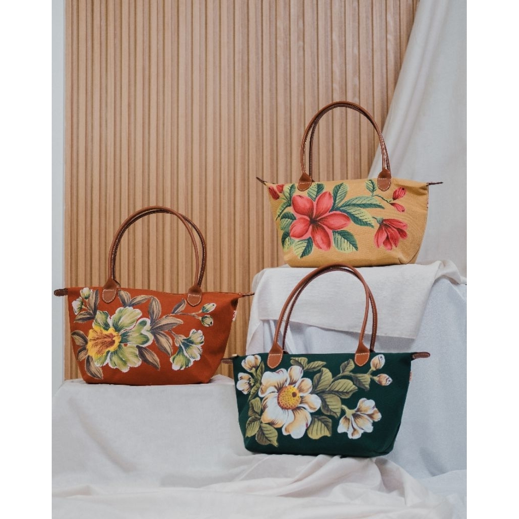 Tas Lukis Putri Flora Tote Bag SHAGIDA • Souvenir & Oleh - oleh Khas Bali