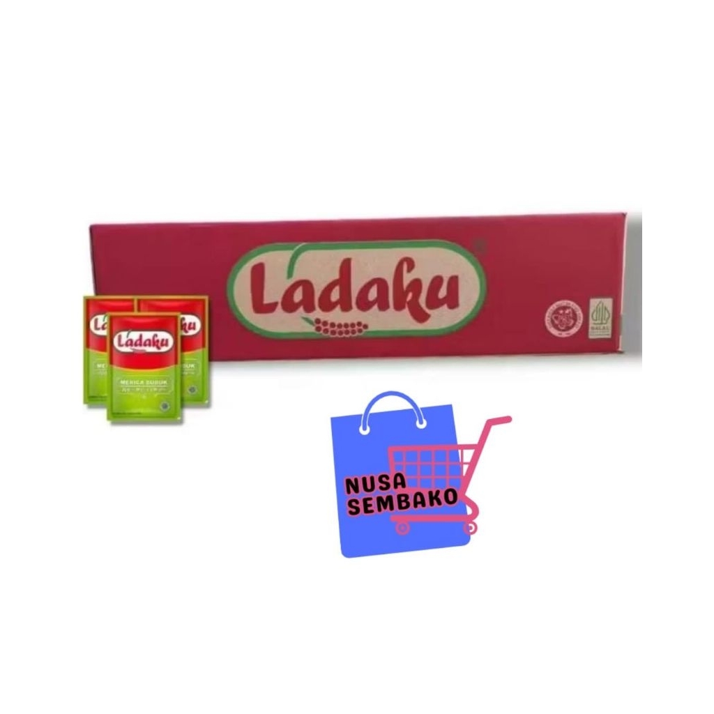 ladaku merica bubuk dus 72 sachet x 8 bungkus / Lada Sachet dus / Merica bubuk sachet dus