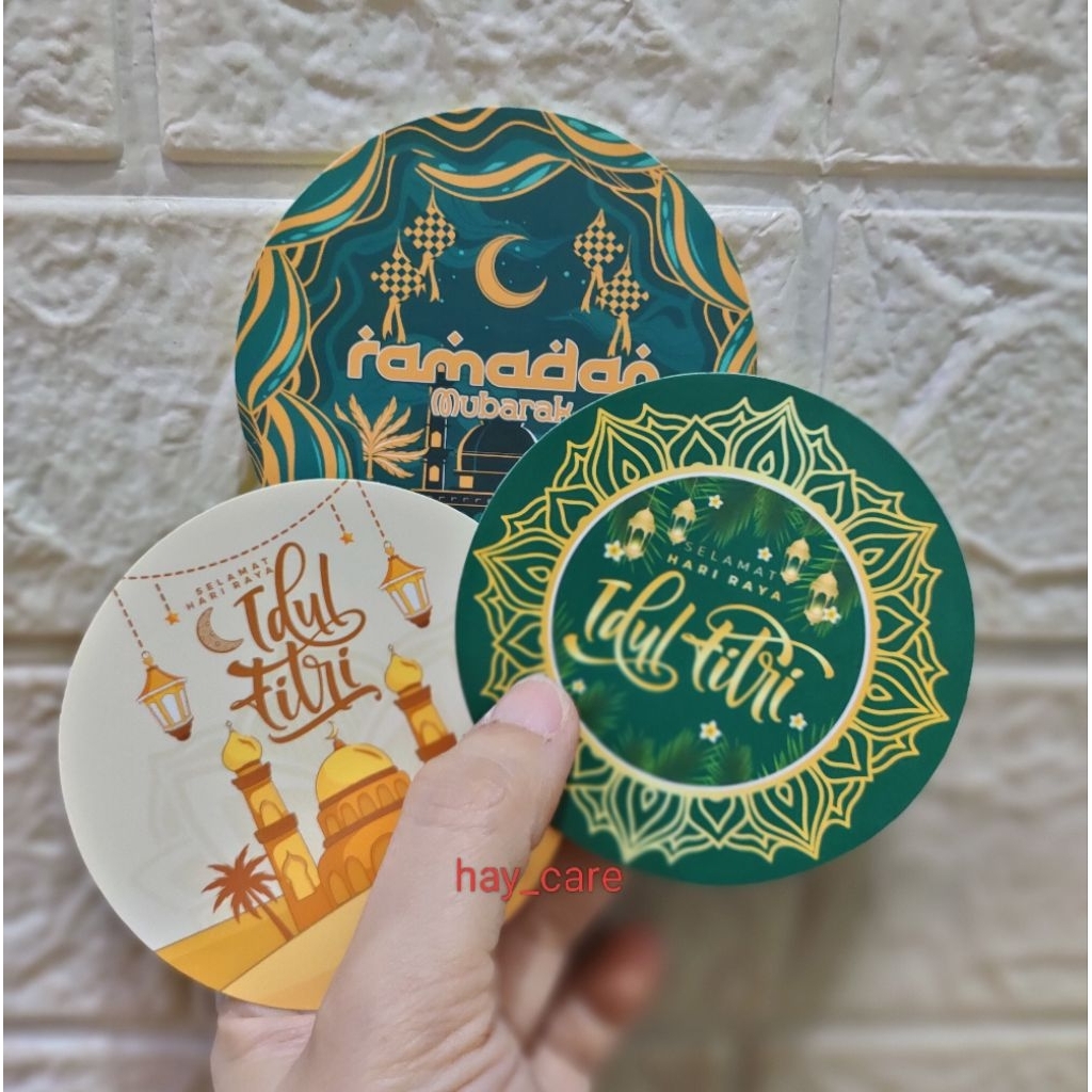 Stiker Idul Fitri Premium Stiker Ukuran Large Toples Hampers Lebaran