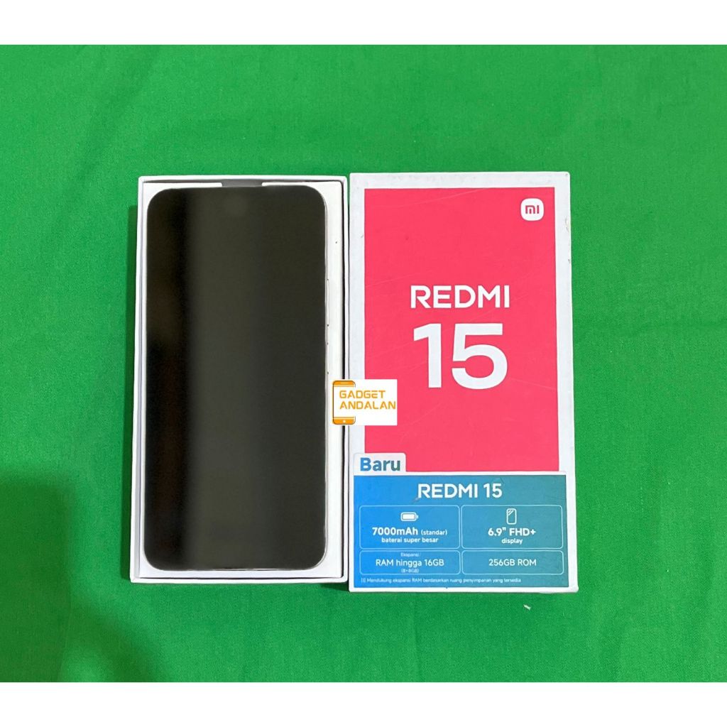 XIAOMI REDMI 15 8/256GB SECOND FULLSET BERGARANSI