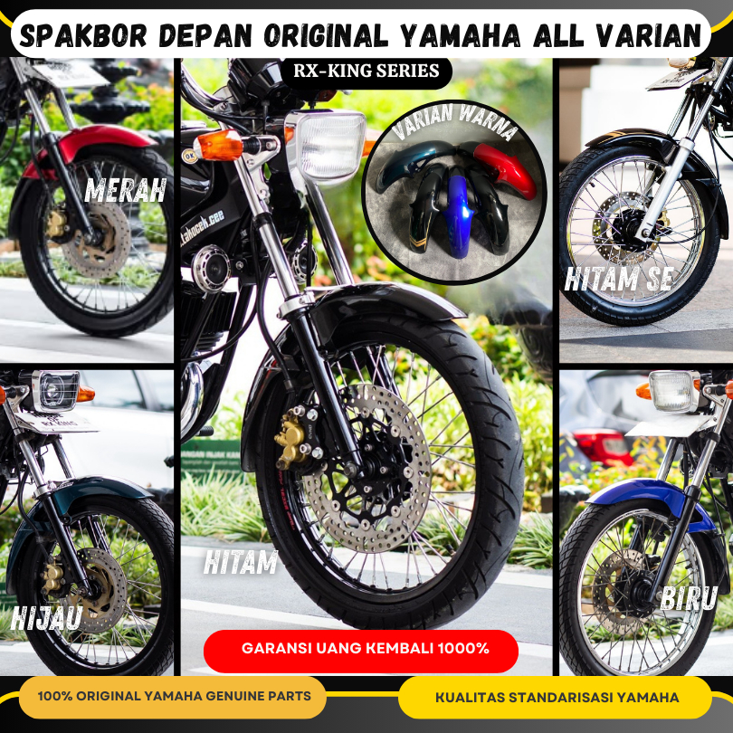 Spakbor Slebor Depan Motor Rx King New Rx King SE Original Yamaha ALL VARIAN 3RS-F1510-02-0X 3RS-F15