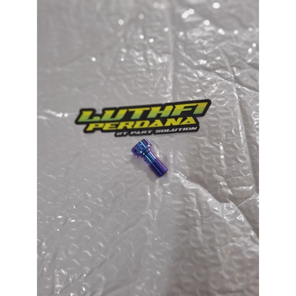 BAUT BANJO KALIPER NISSIN DRAT KASAR TITANIUM