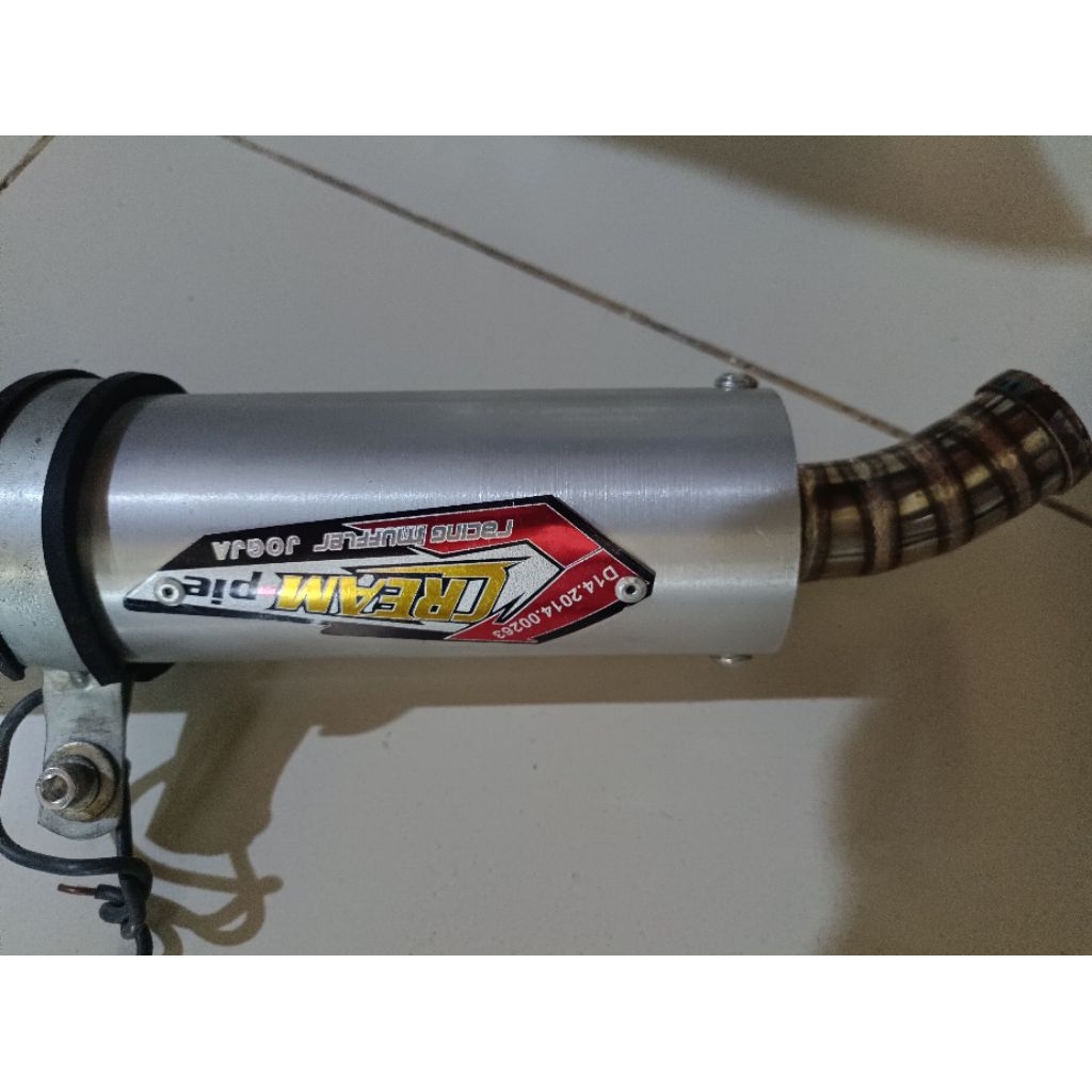 Silincer knalpot creampie original (logo laser)