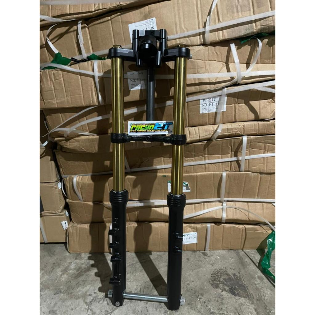 SHOCKBEKER SHOCK DEPAN NINJA PNP RX KING AS GOLD