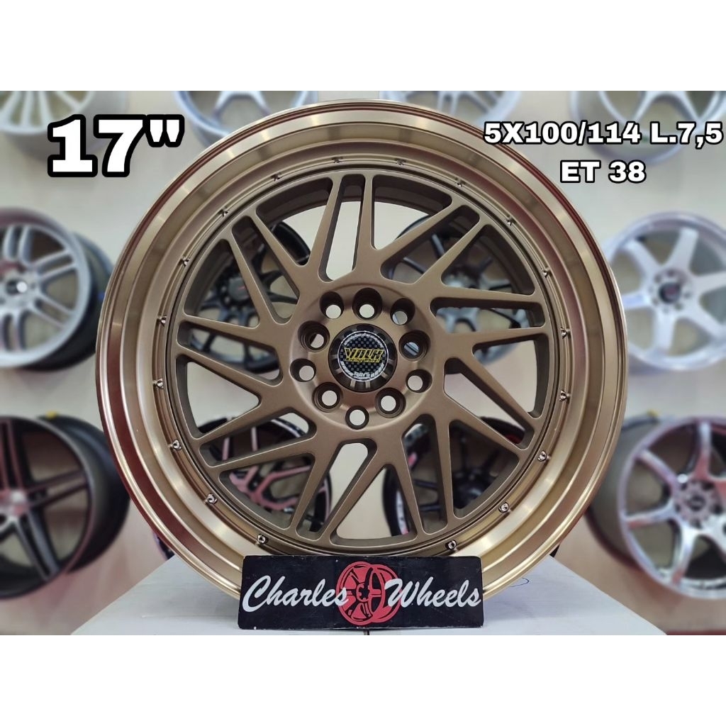 PAKET VELG ROTIFORM + BAN 205/50 R17 GT ECOTEC