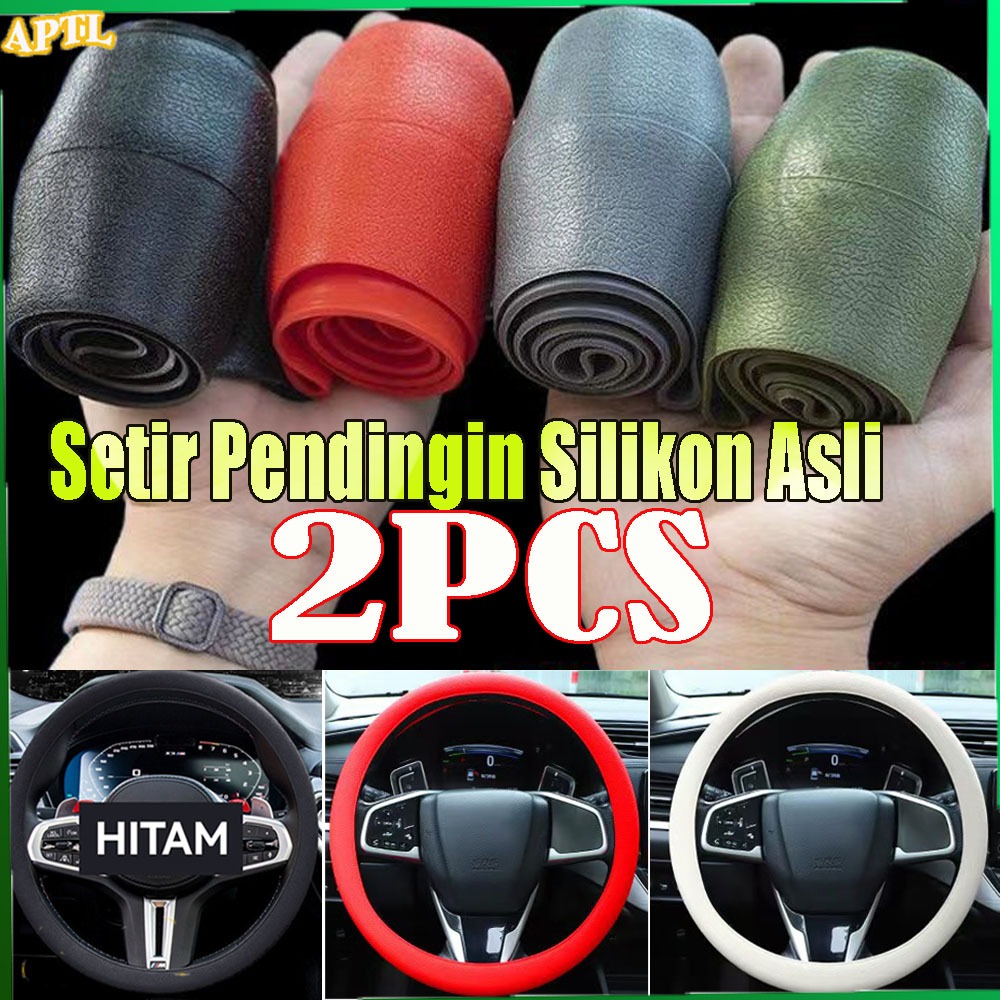 Cover Stir Mobil Universal Cover Stir Mobil Tahan Aus Universal Sarung Stir Silikon 30-40cm 38cm 40c