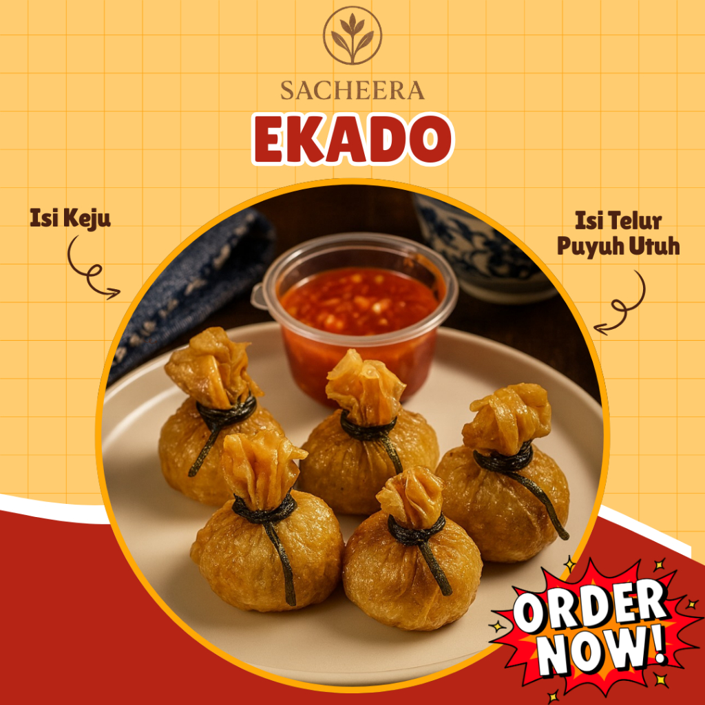 EKADO KULIT TAHU Isi Telur Puyuh Utuh Keju / Cemilan Frozen Food Homemade Murah - ISI 8 Pcs