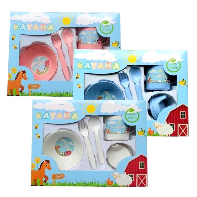 Joeyi/Kayana Tempat Makan Bayi Set Lengkap Besar dan Kecil