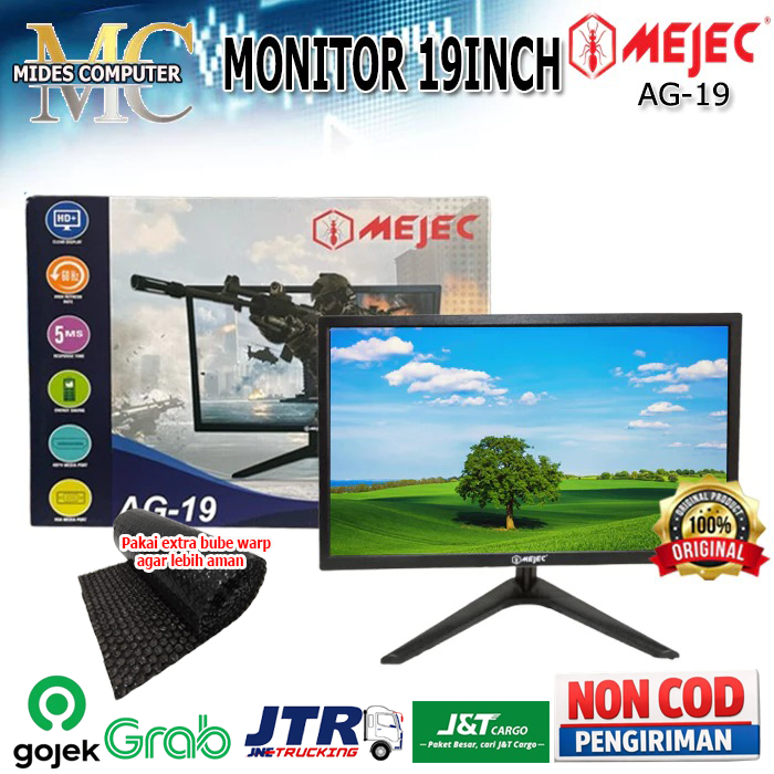 Monitor LED 19 Inch / 22 inch / 24 inch MEJEC VGA HDMI LED Monitor PC 19Inch