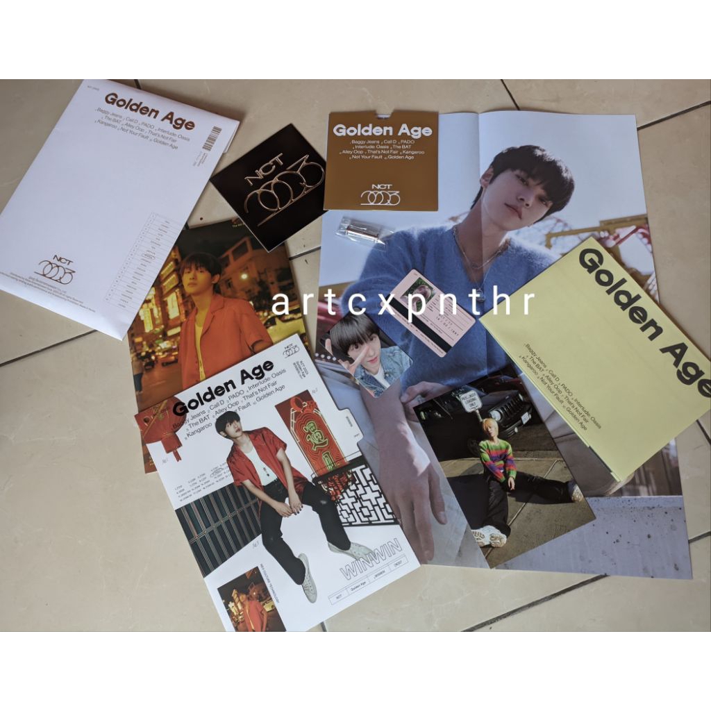 [FULL SET-SPLITPAY ONLY] ALBUM NCT 2023 GOLDEN AGE WINWIN VER. unsealed pc jisung poster doyoung yut