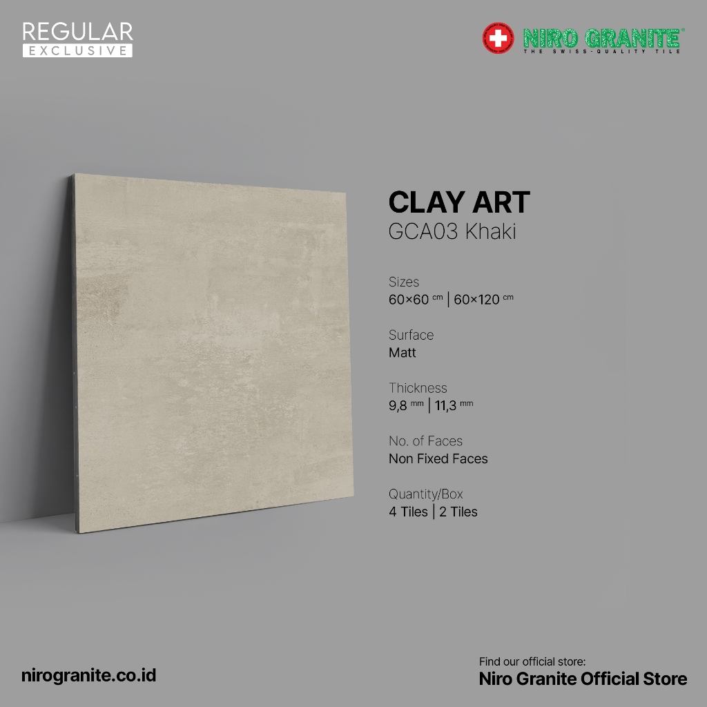 NIRO GRANITE 1st Grade - Clay Art GCA03 - Matt