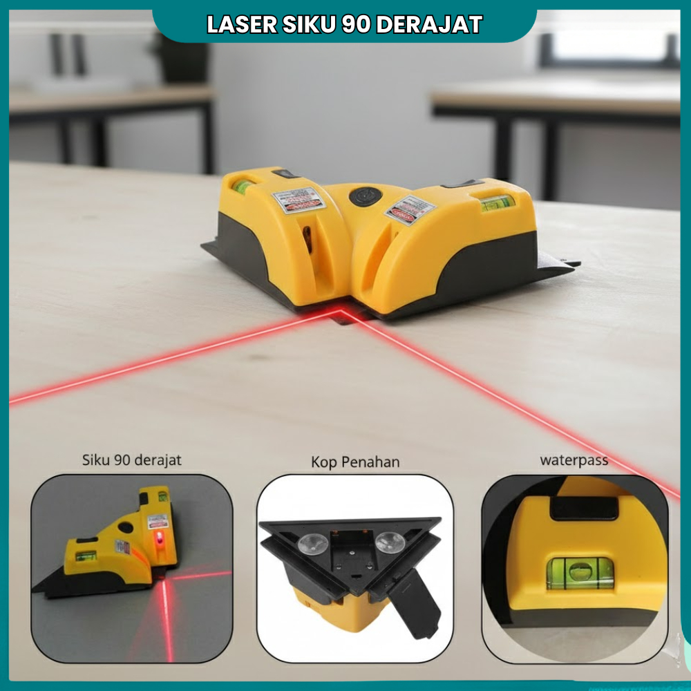 Laser Siku Sudut 90 Derajat Alat Ukur Sudut