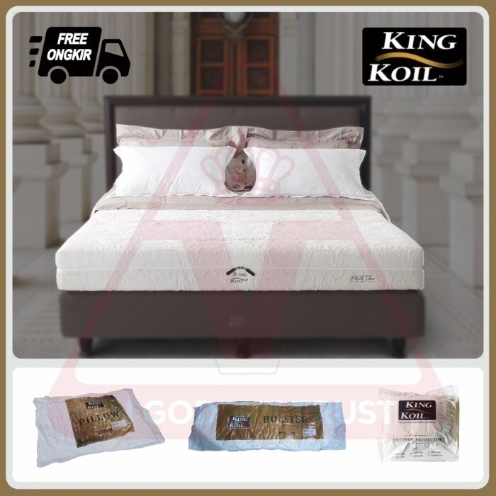 King Koil Viscountess 120 x 200 120x200 Full Spring Bed Set Fullset Springbed Bedset Matras Kasur Te