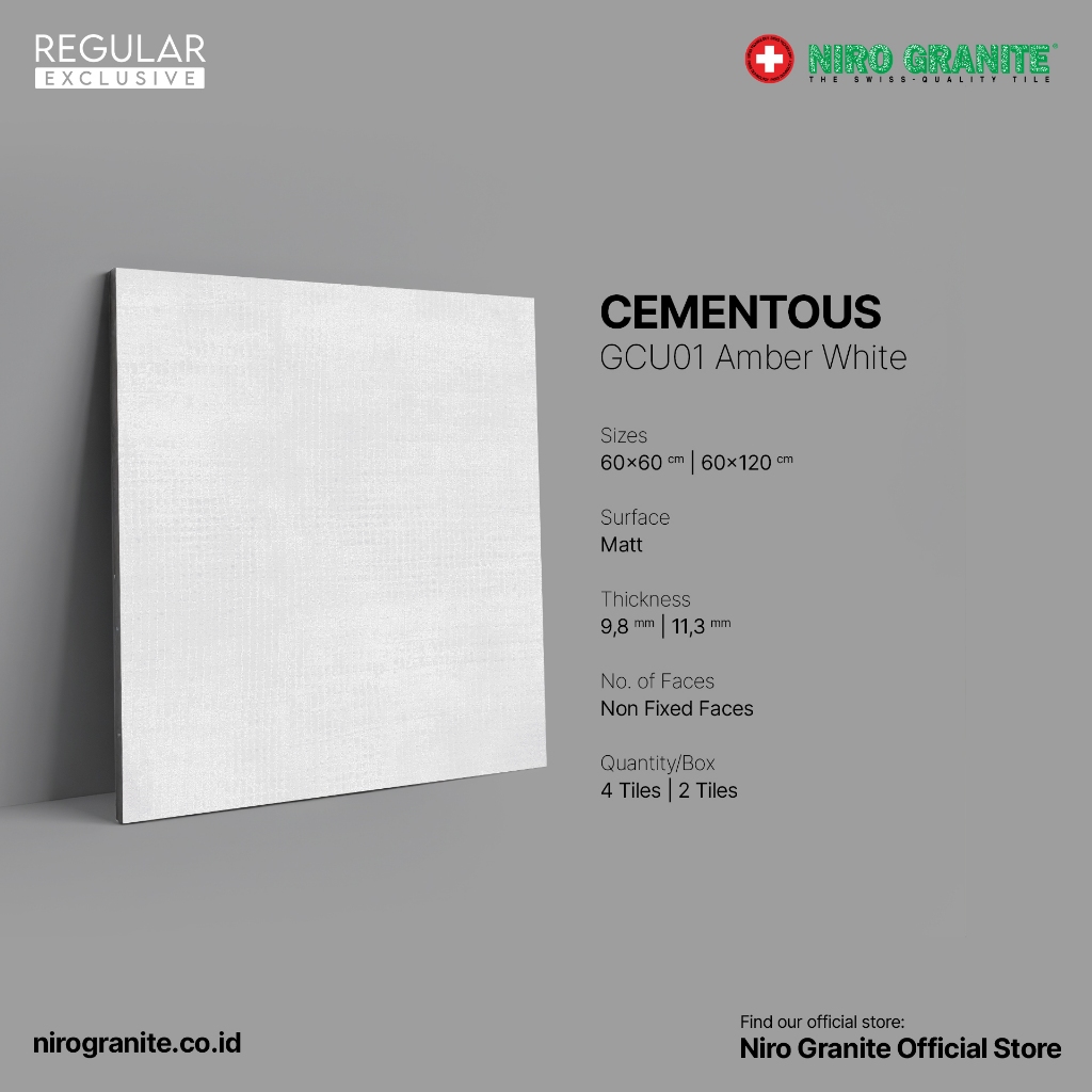 NIRO GRANITE 1st Grade - Cementous GCU01 - Matt