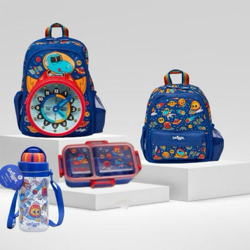 Tas anak import planet/backpack/botol/lunchbox