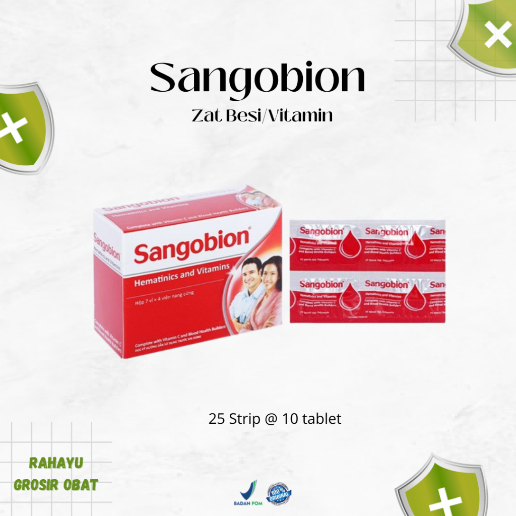 Sangobion kapsul box kapsul penambah darah