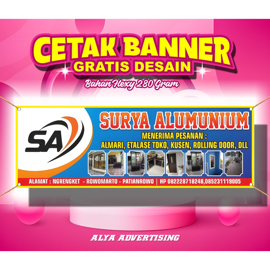 Spanduk Toko Sembako / Spanduk Toko Baju Spanduk Toko Pakaian / Spanduk Toko Kue / Spanduk Toko Maka