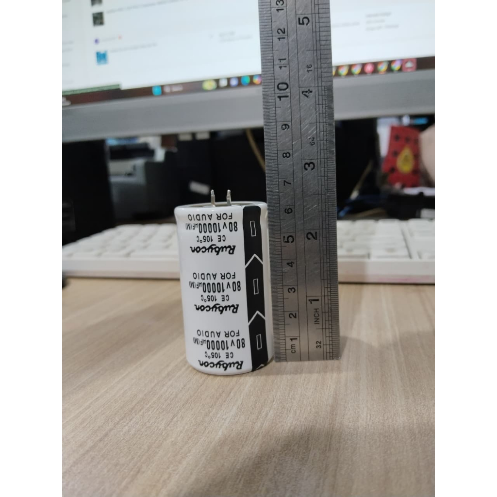ELCO 10000UF 80V RUBYCON PUTIH FULL AUDIO