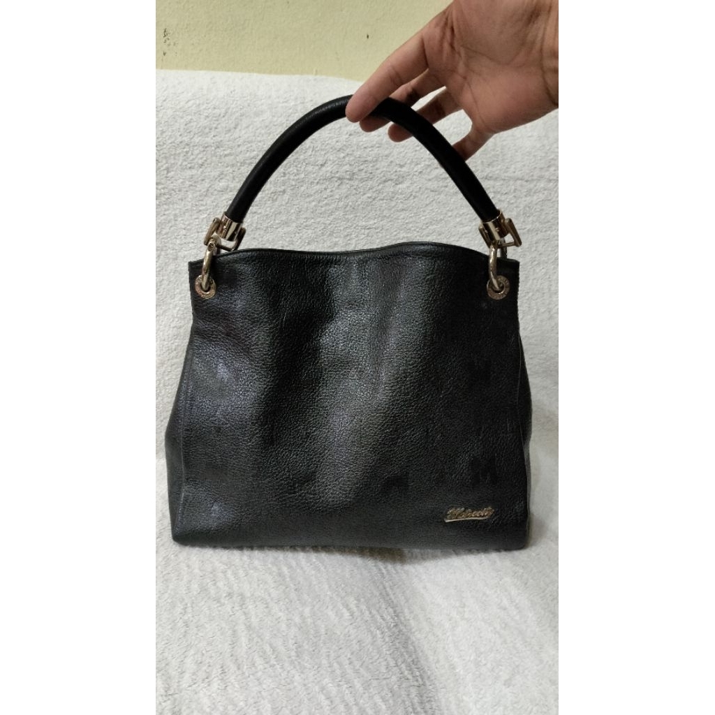 tas pasta top handle kulit