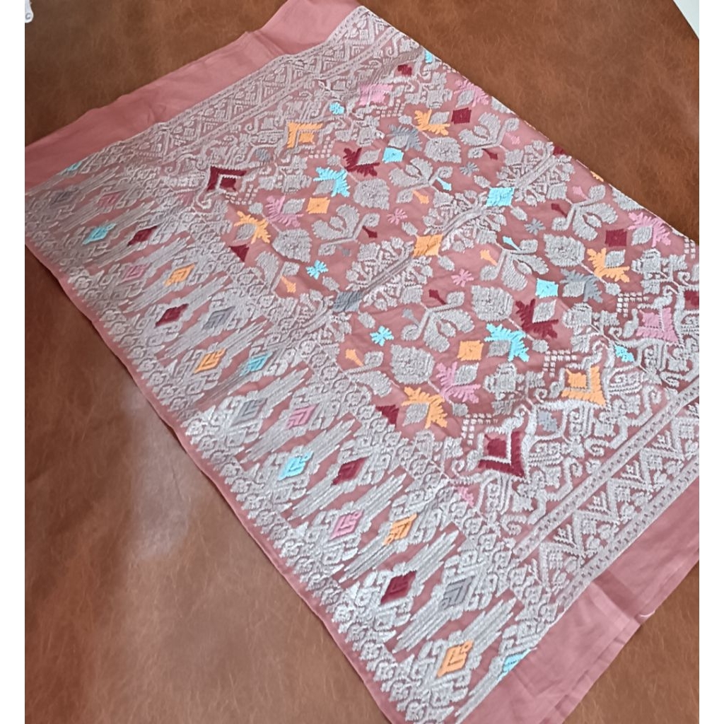 Kamen Bali Songket  Bordir Lembaran Premium