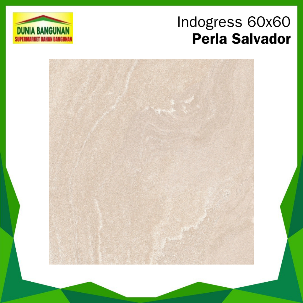 Granit 60x60 Indogress Perla Salvador Granit Lantai Matt Teras Kamar Mandi