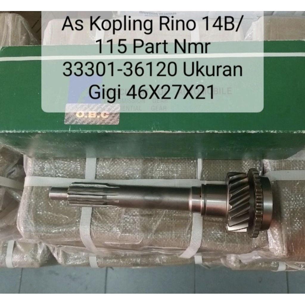 as kopling rino 14b 115ps