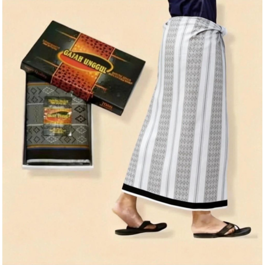 SARUNG GAJAH UNGGUL DEWASA 7000 BENANG UNTUK DEWASA sarung gajah unggul tenun Doby 7000