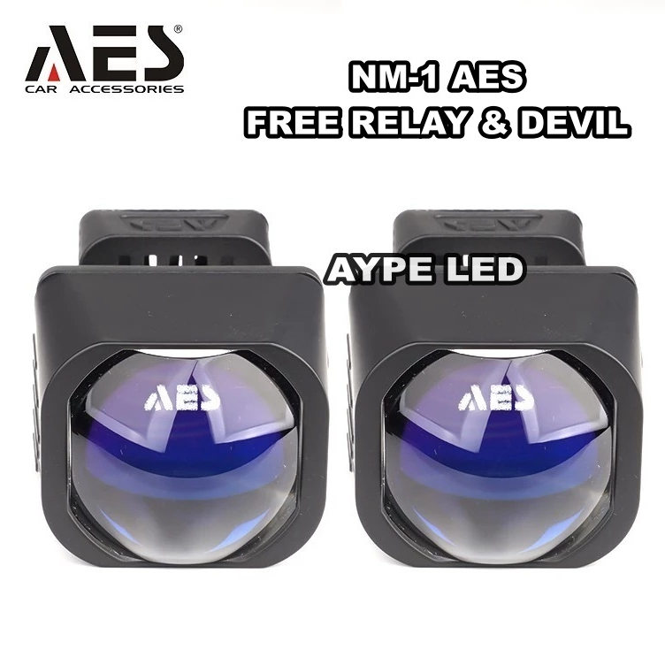Biled Matrix X1 AES NM-1 1,5 inch 40 Watt Bluelens Biled Mini AES NM1 Free Relay dan Devil