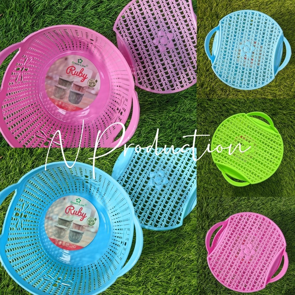 Keranjang Plastik Tutup