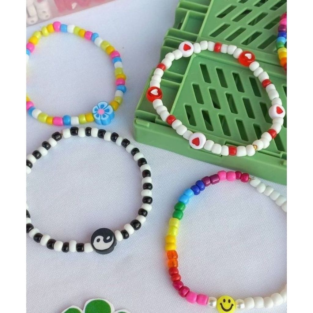grosir gelang aesthetic/paket usaha gelang anak/grosir gelang remaja