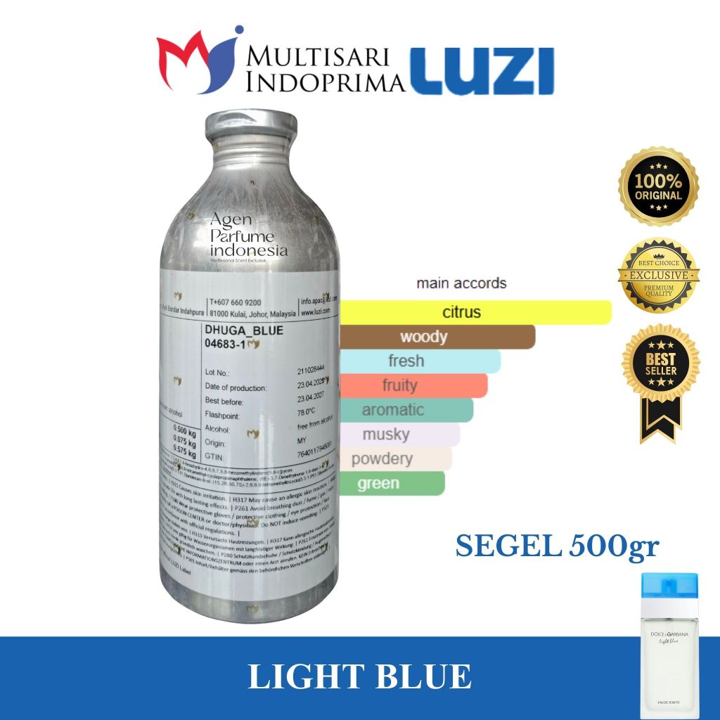 D&G LIGHT BLUE By LUZI Segel 500gr