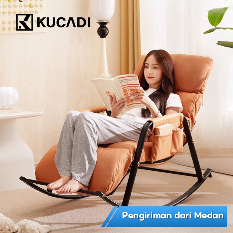 KUCADI [Pengiriman Dari Medan ] Kursi Goyang Santai Kursi Sofa Sofa Malas Tidur Sofa Kursi Malas Kur