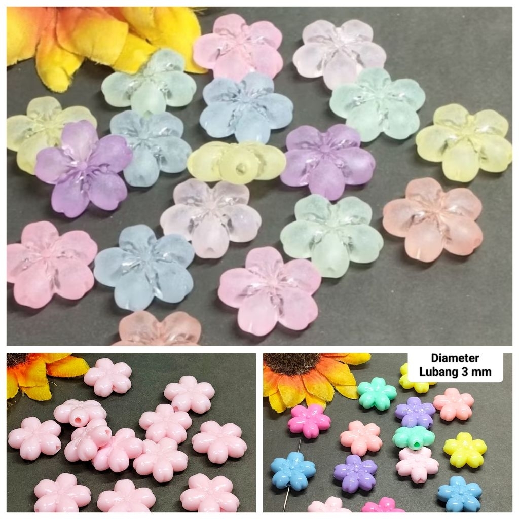 15 grm Manik Bunga Putik Lubang Besar
