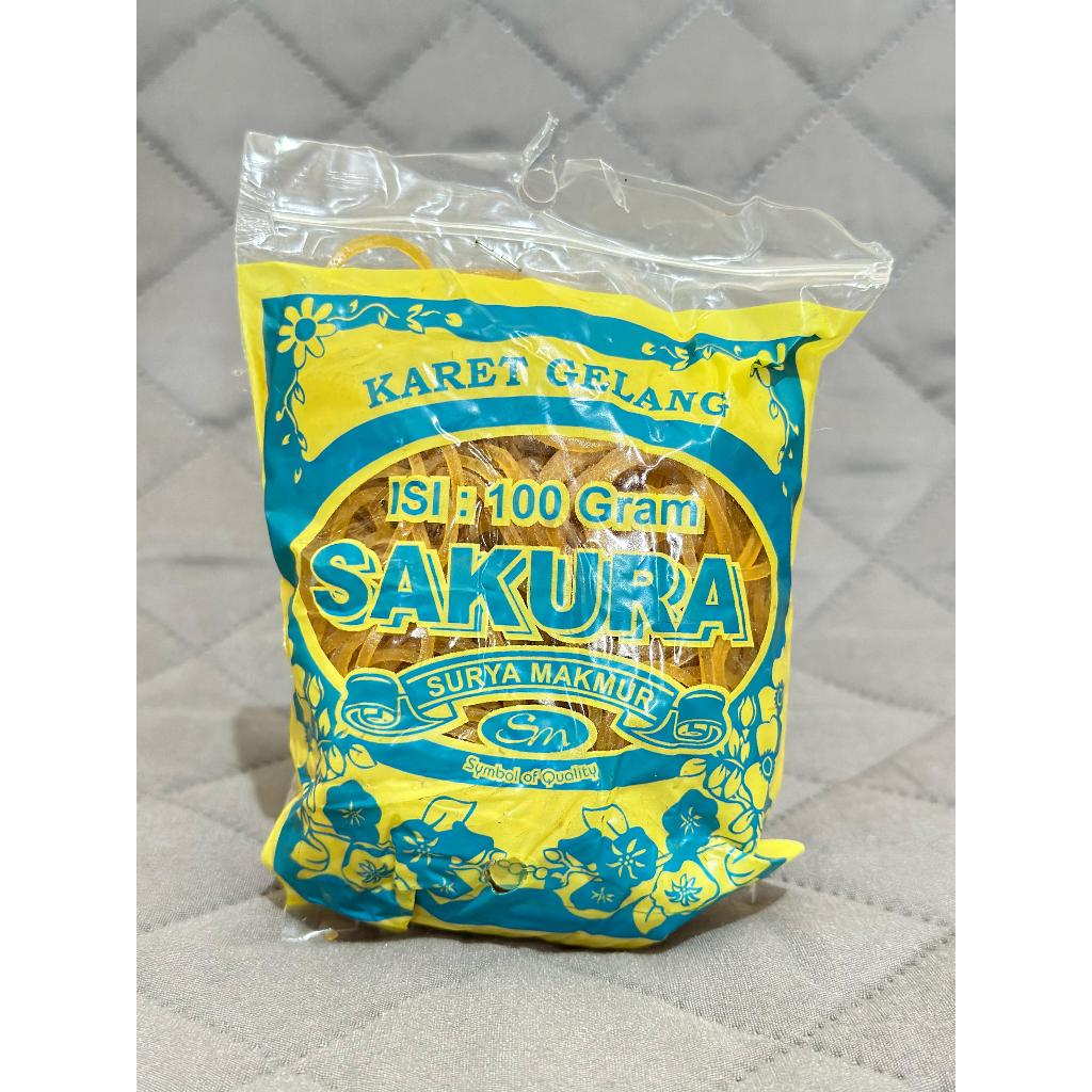Karet Gelang Kuning Sakura 100 Gram